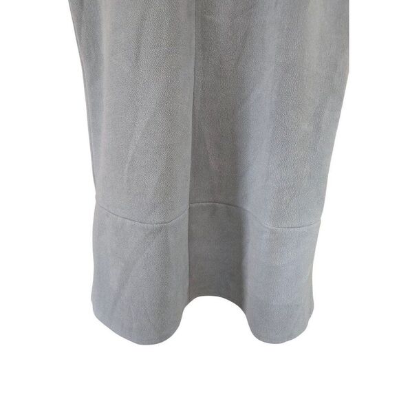 Elizabeth Crosby Los Angeles Gray Textured Sleeveless jumper Dress boho teacher - Picture 3 of 5